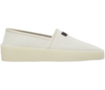 White Canvas Espadrille Sneakers