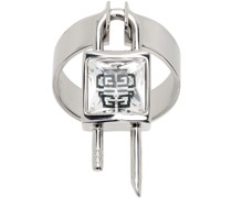 Silver Mini Lock Ring