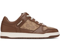 Brown C201 Signature Sneakers
