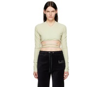 Green Cache Cœur Long Sleeve T-Shirt