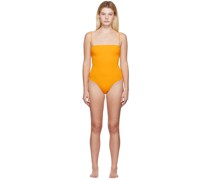 Orange Soline One-Piece Swimsuit