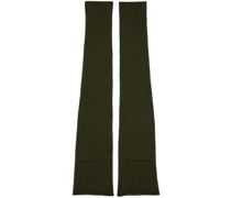 Green Cashmere Arm Warmers