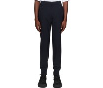 Navy Zip Pocket Trousers