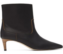 SSENSE Exclusive Black Luxe Western Boots