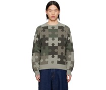 Khaki Camo Puzzle Sweater