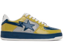 Blue & Yellow STA Sneakers