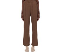 Brown 'The Notes' Lounge Pants