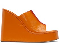 Orange Rhea Sandals