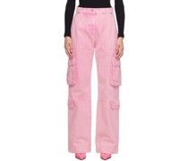 Pink Pocket Jeans