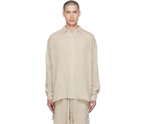 Taupe Woven Rope Shirt