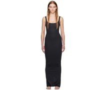 Black Body Tank Long Slip Maxi Dress