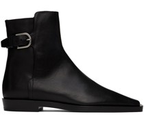 Black 'The Belted' Boots