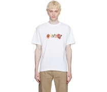 White Dying Flowers T-Shirt