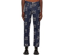 Blue Side Crown Jeans