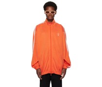 Orange Striped Track Jacket