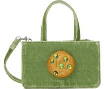 Green Small Jeweled Cookie Bag