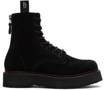 Black Single Stack Boots