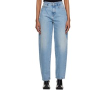 Blue Oversized Jeans