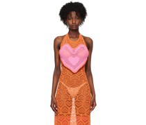SSENSE Exclusive Pink Heart Camisole