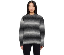 Black & Gray Moondog Sweater