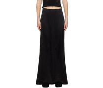 Black Mono Maxi Skirt