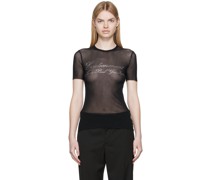 Black 'Évidemment' T-Shirt