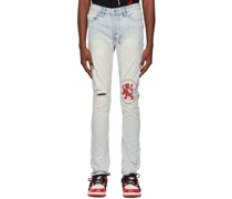 Blue Chtitch Lion Jeans