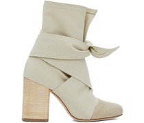 Taupe Wrapped 90 Boots