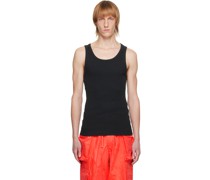 Black Scoop Neck Tank Top
