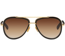 Black & Gold Mach-Two Sunglasses