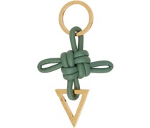 Green Triangle Keychain