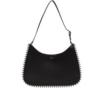 Black Spiral Shoulder Bag