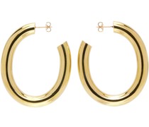 Gold Curve Earrings