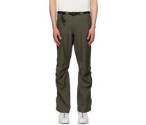 Khaki Titanus Arc Trousers