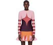 SSENSE Exclusive Pink Patchwork Long Sleeve T-Shirt