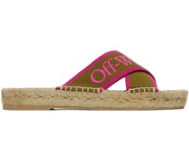 Pink Bookish Sandals