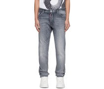 Gray Cool Guy Jeans
