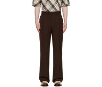 SSENSE Exclusive Brown Loose Trousers