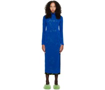 Blue Hetar Midi Dress