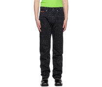 Black Twist Seam Jeans