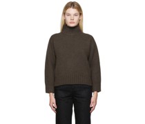 Brown Boyfriend Turtleneck