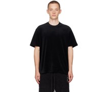 Black Embroidered T-Shirt