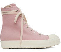 Pink Denim Sneakers