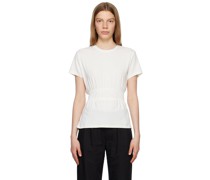 Off-White White Label Ruched T-Shirt