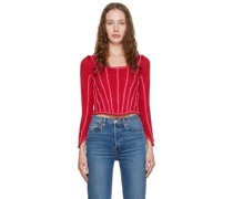 Red Camilla Blouse