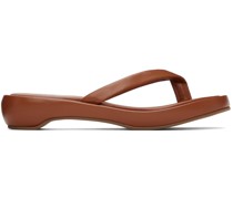 Tan Thong Flat Sandals