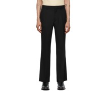Black Paso Flared Trousers