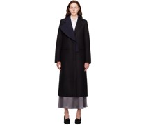 Black Detailed Coat