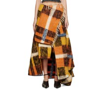 Multicolor Blanket Skirt