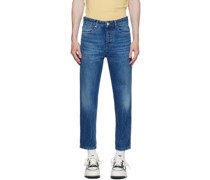 Blue Tapered Fit Jeans